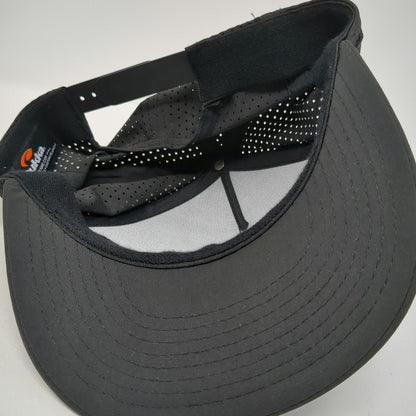 Pukka Trucker Hat Black One Size Camo Eagle Hills Golf Course Snapback Mesh