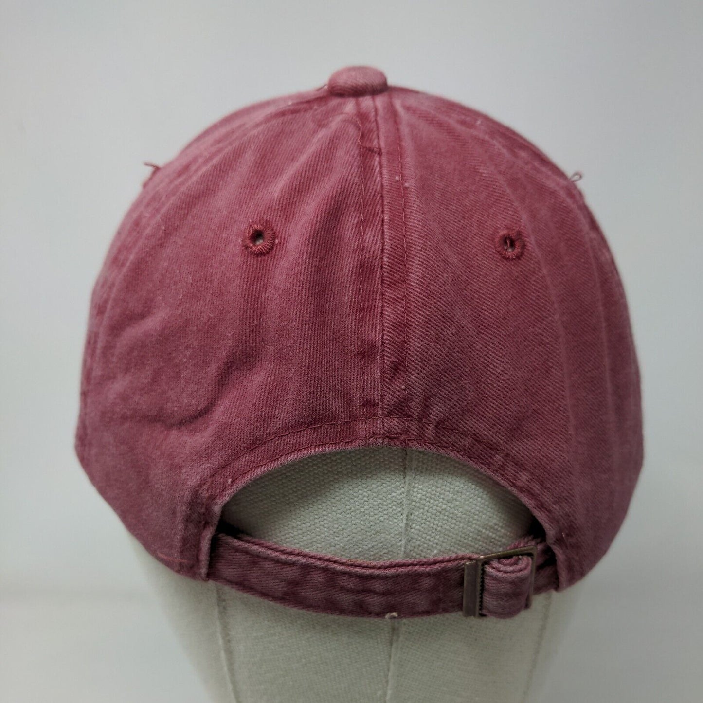 St. Augustine Florida USA Slideback Hat Red One Size Embroidered Sunkiss Kap