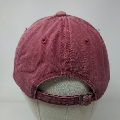 St. Augustine Florida USA Slideback Hat Red One Size Embroidered Sunkiss Kap