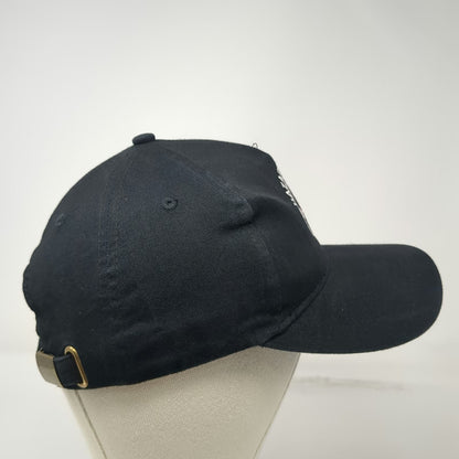 5 Panel Black One Size Simplot Hazard Hunter Crosshair Logo Adjustable Strap Hat