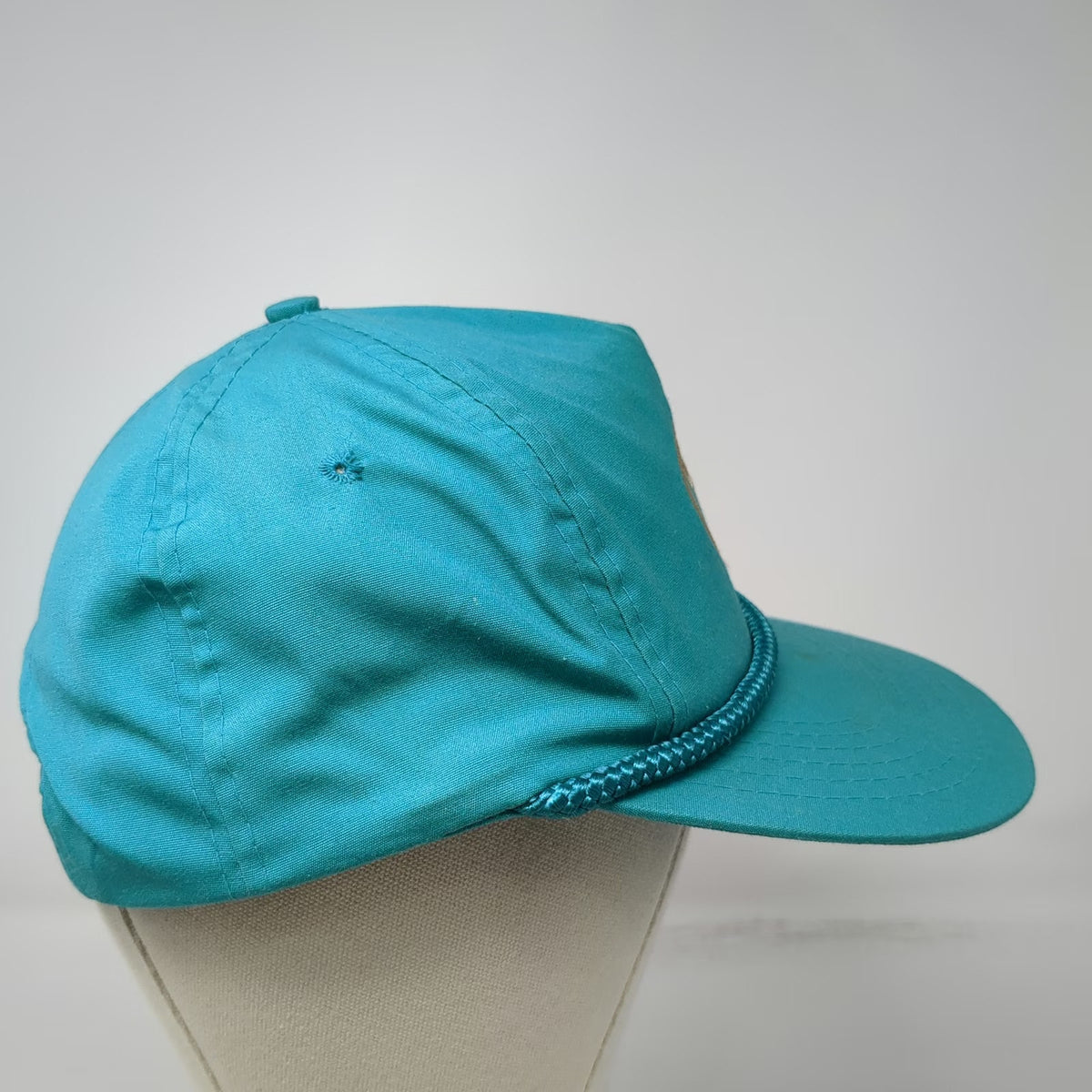 Designer Award Trucker Blue OS Hat Toyota Logo Rope Snapback Auto Car Vintage