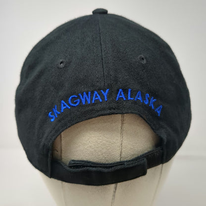 White Pass & Yukon Route Baseball Cap Black One Size Skagway Alaska Train Hat