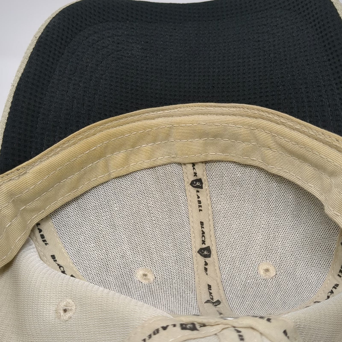 Browning Black Label Baseball Cap Beige One Size Strapback Polyester Mesh Hat