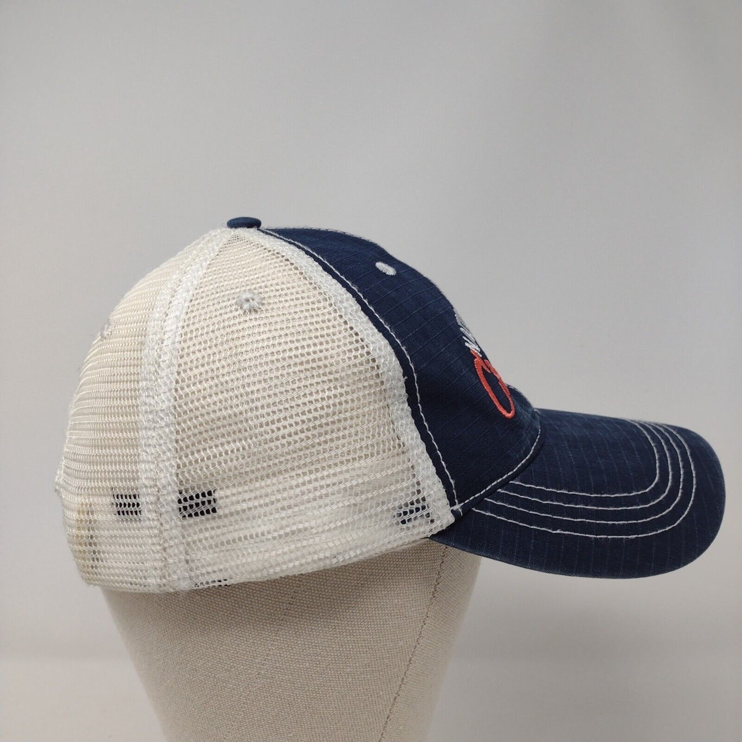 National Park Crater Lake Snapback Trucker Hat Blue OSFA Mesh Back Cotton