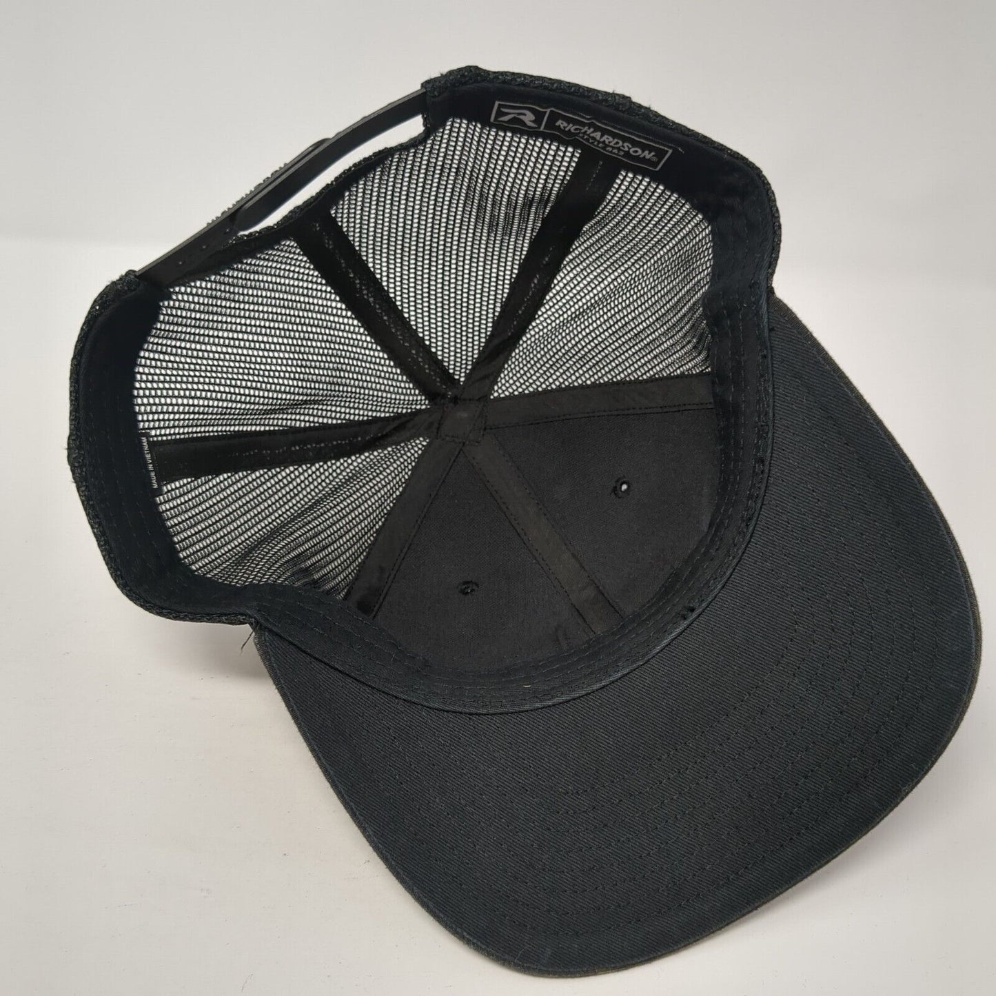 Grand Jean Idaho Sawtooth Lodge Snapback Trucker Hat Camo OS Mesh Richardson