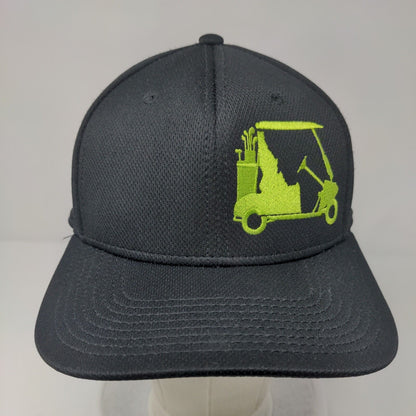ID Golf Idaho Snapback Hat Black OSFM Adjustable Embroidered Otto