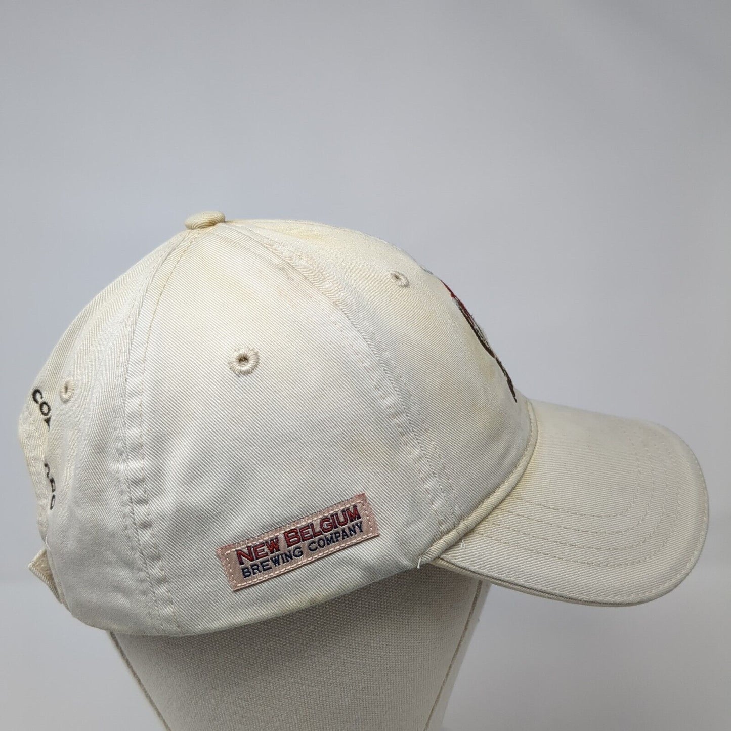 Fat Tire Amber Ale Strapback Hat Tan One Size New Belgium Brewing Co