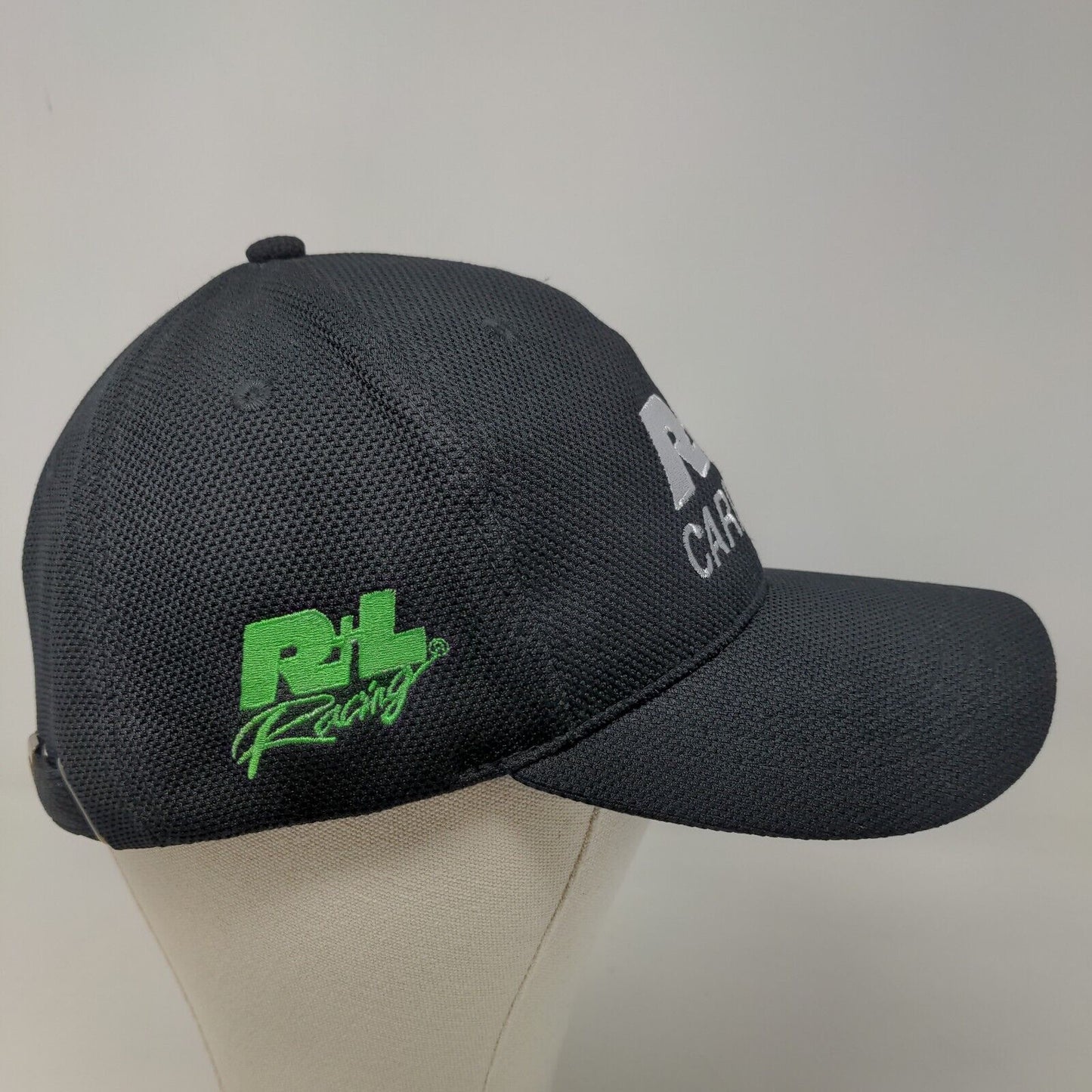 R+L Carriers Racing Men's Slideback Hat Black OSFM #17 Embroidered Logo