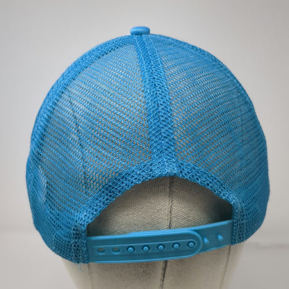 Netflix Stranger Things Thinking Cap Blue Trucker Hat OSFM Snapback Mesh Foam