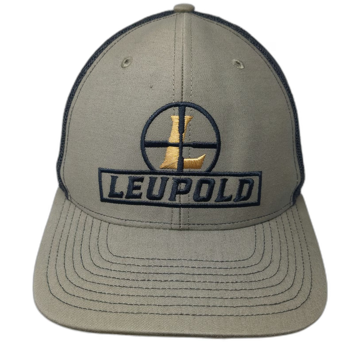 Leupold Trucker Hat Green One Size Mesh Back Adjustable Snapback Hunting Optics