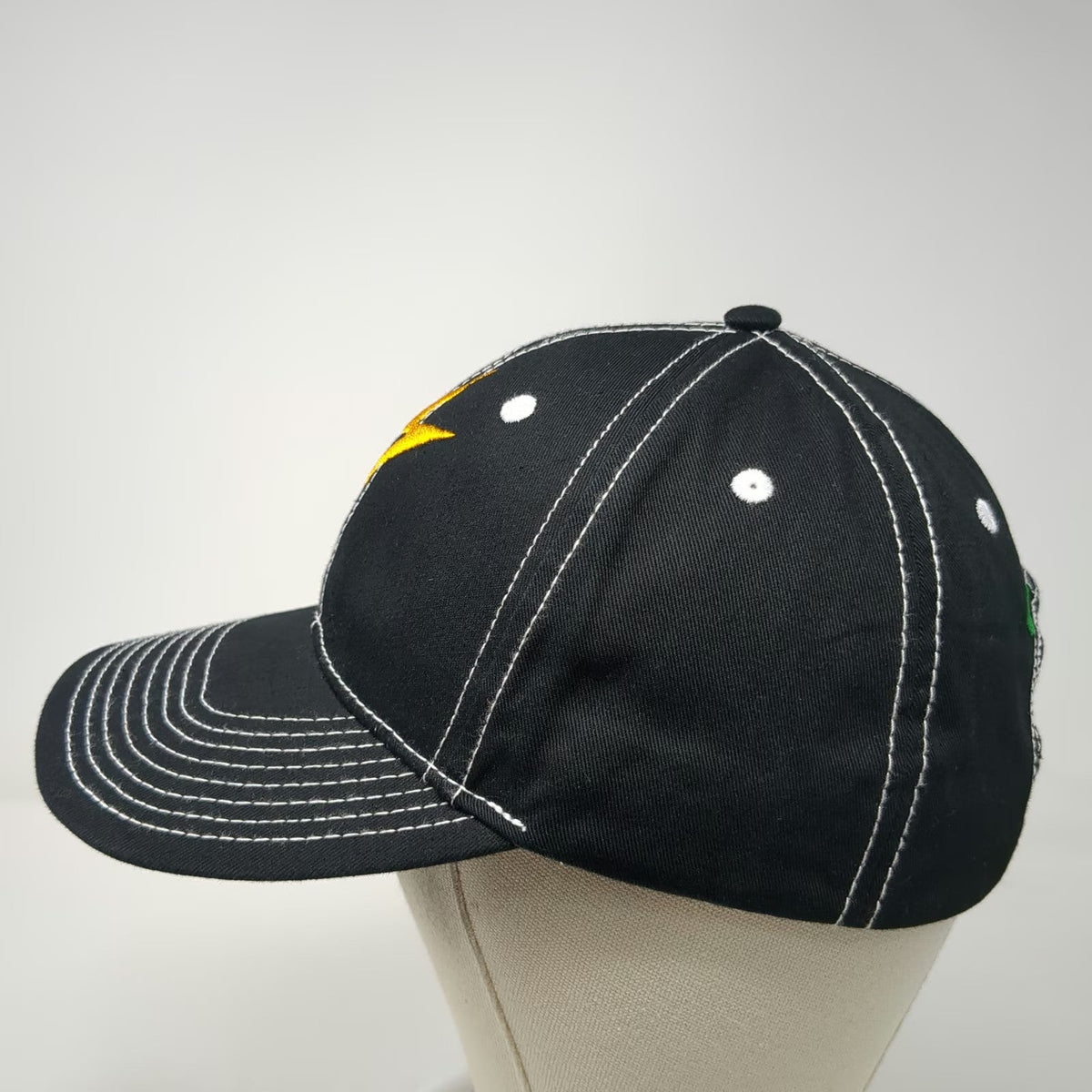 Platt Electric Supply Baseball Cap Black One Size Lightning Bolt Contrast Hat