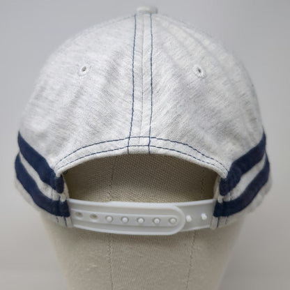 Disney 5 Panel Gray Blue One Size More Dogs Lady Snapback Hat Glitter Tramp Paw