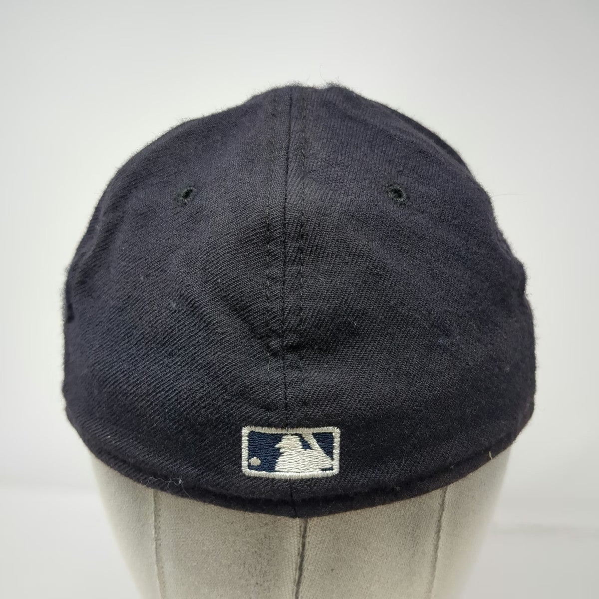 Detroit Tigers MLB New Era Blue Baseball Cap Hat Size 7 1/8 Wool Fitted 59FIFTY