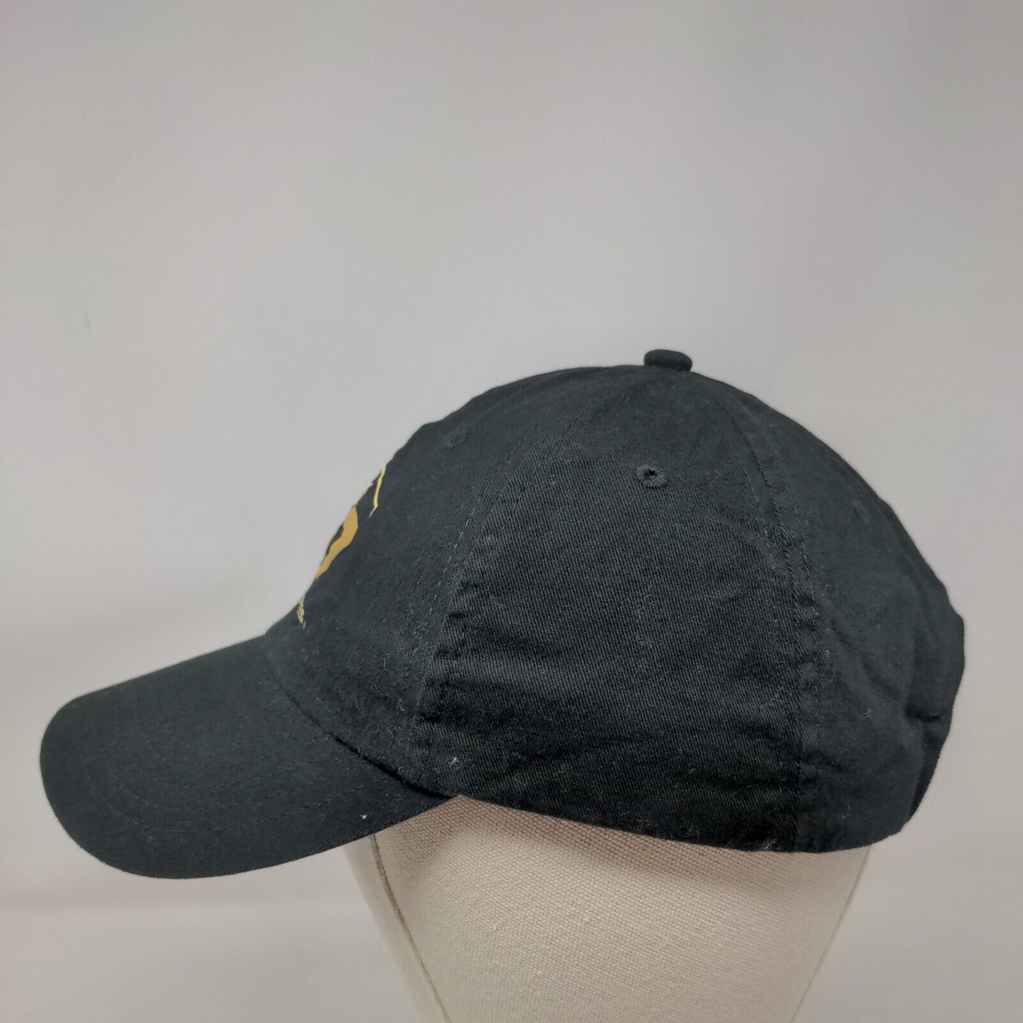 G7 Motor Sales Strapback Hat Black One Size Adjustable Solid 6 Panel