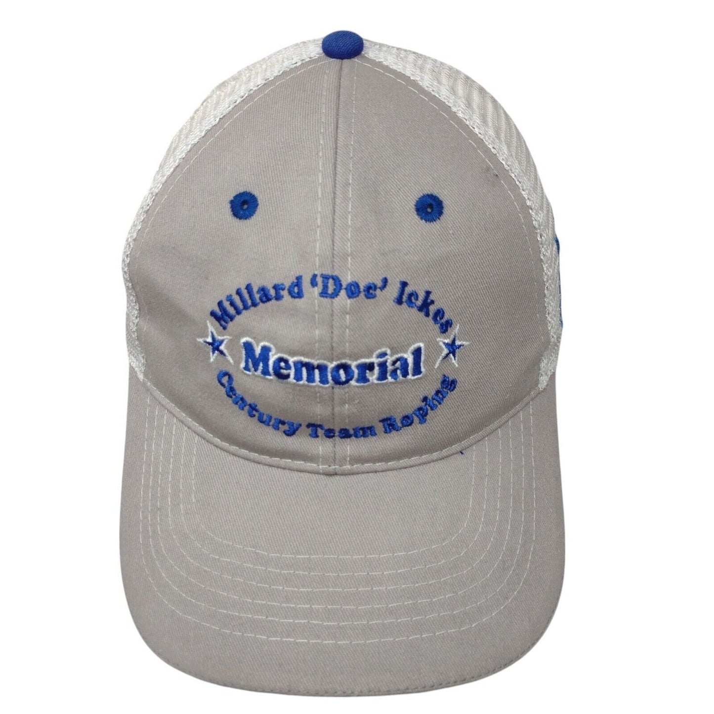 Millard "Doc" Ickes Memorial Snapback Trucker Hat Gray OSFA Colorblock