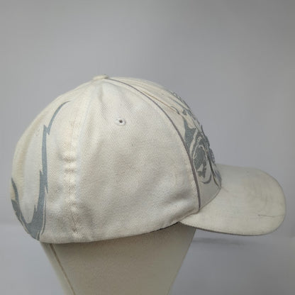Fox Baseball Cap White M Flexfit Tribal Graphic Embroidered Logo Hat Motocross
