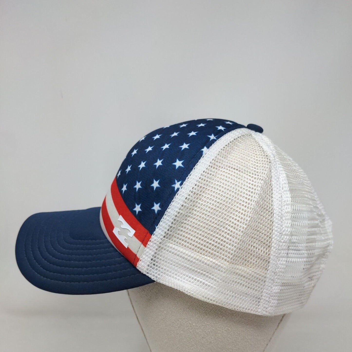 American Flag Snapback Mesh Back Trucker Hat Multi One Size Billabong