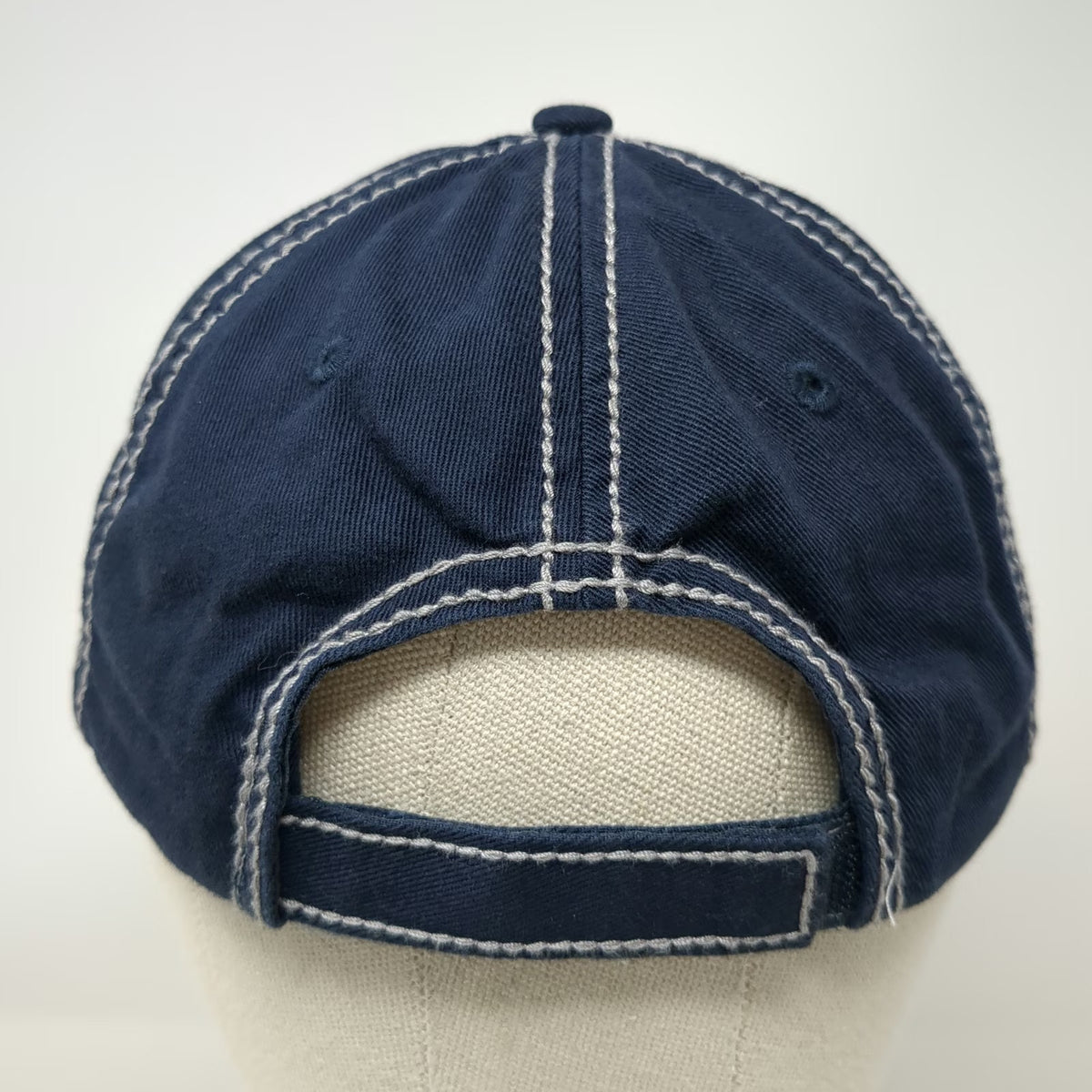 H3 Headwear Baseball Cap Blue One Size Ford American Flag Distressed Hat Stitch