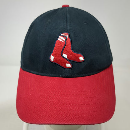 Boston Red Sox MLB Fan Favorite Baseball Cap Blue Red White One Size Strapback