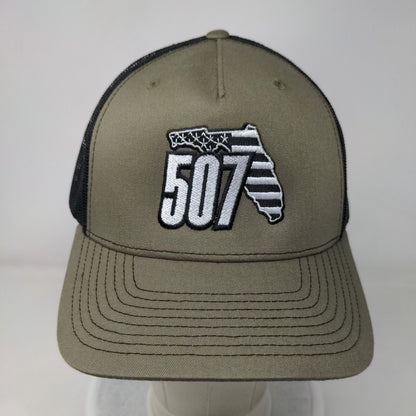 507 Snapback Trucker Hat Multicolor One Size Embroidered Mesh Back Richardson