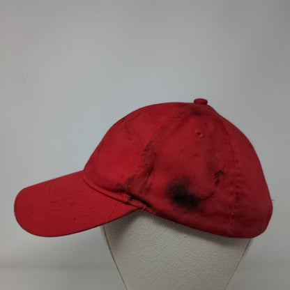 Red Robin Gourmet Burgers And Brews Strapback Hat Red One Size Uniform