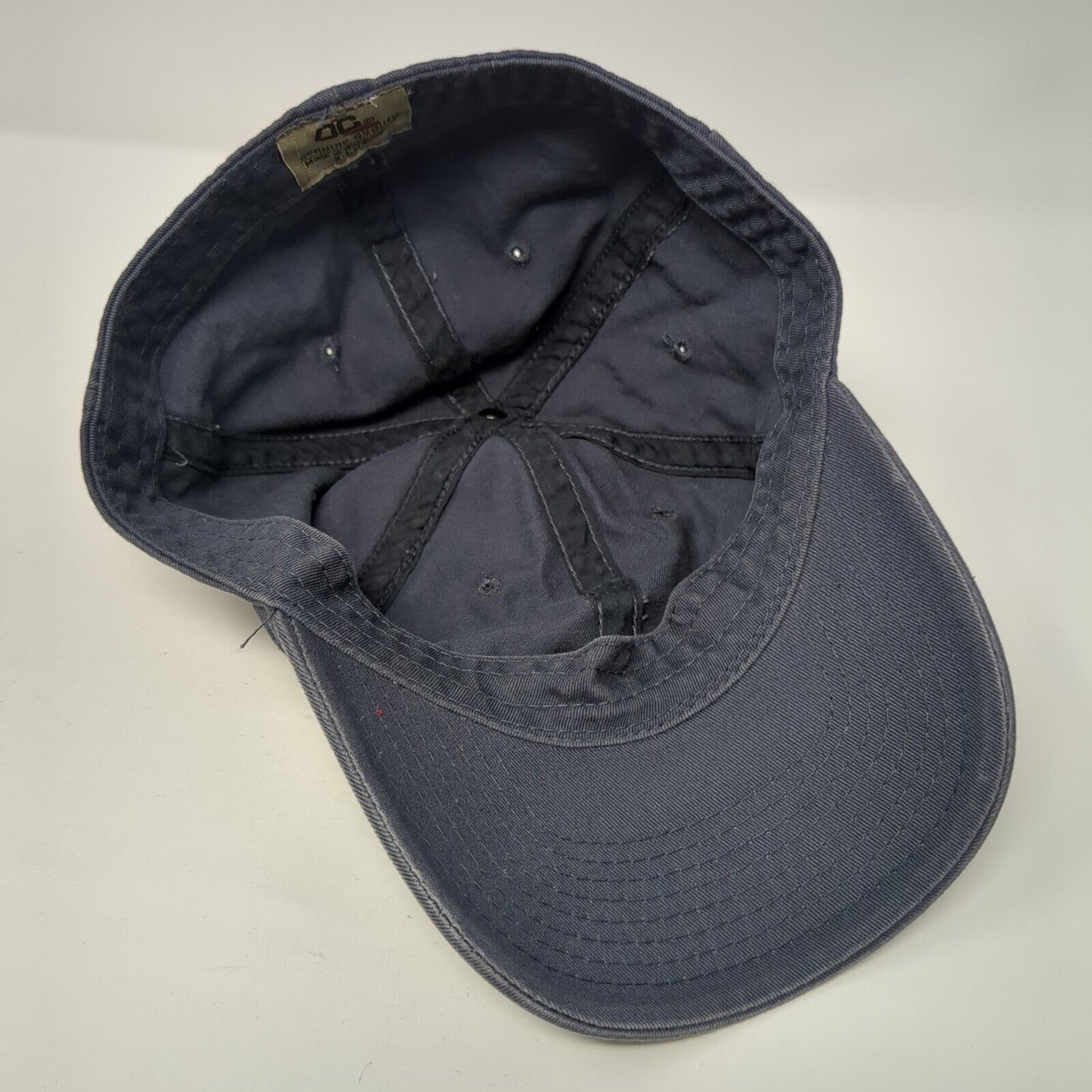 Elkay Fitted Hat Blue XL Embroidered OC Genuine Quality Solid 6 Panel