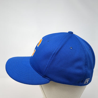 Letter C #3 Fitted Hat Blue S-M Embroidered Richardson Dryve 6 Panel