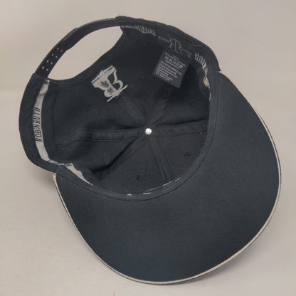 Robin Ruth Men's Snapback Hat black Embroidered Madrid Logo 100% Cotton