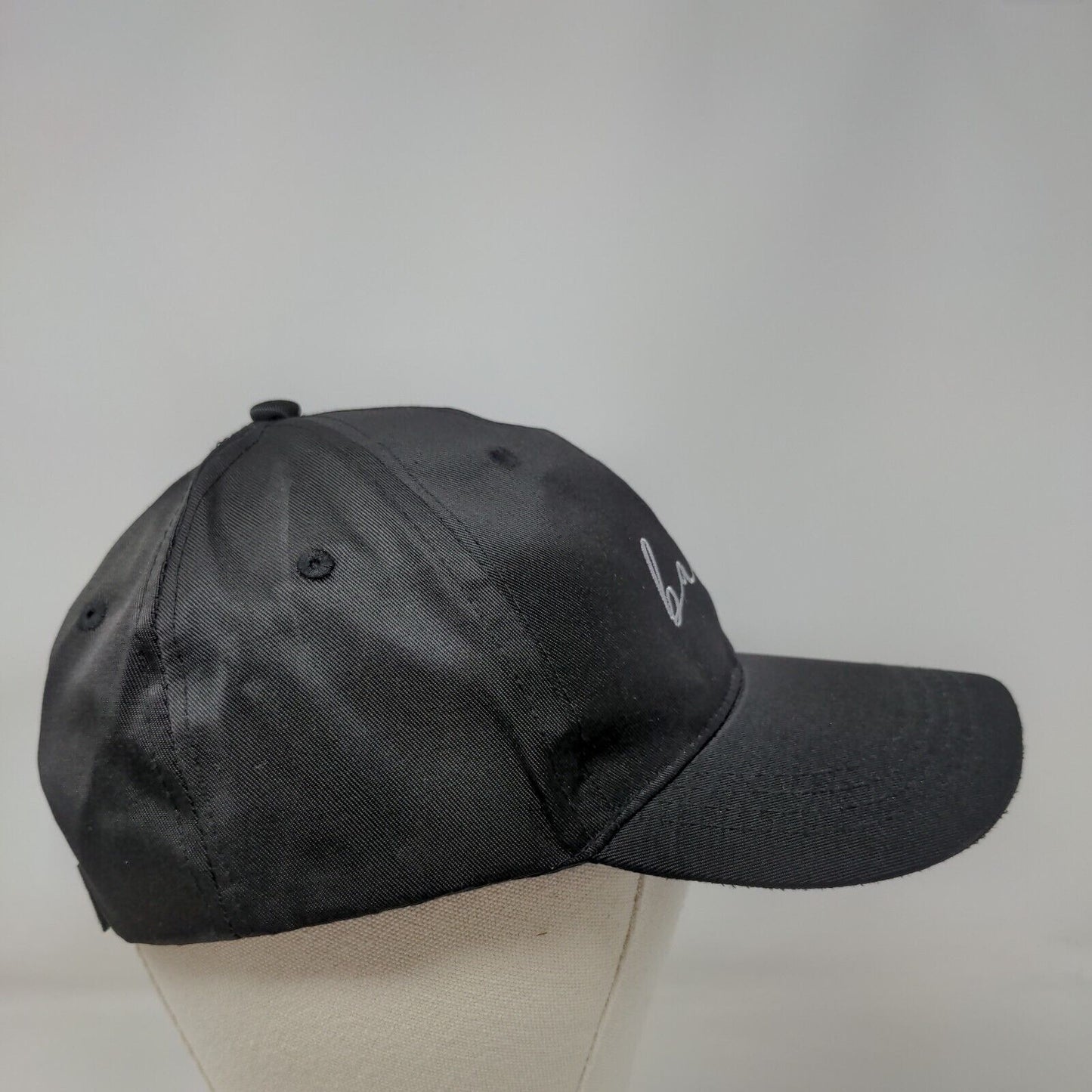 Babe Strapback Hat Black One Size Embroidered Adjustable 6 Panel