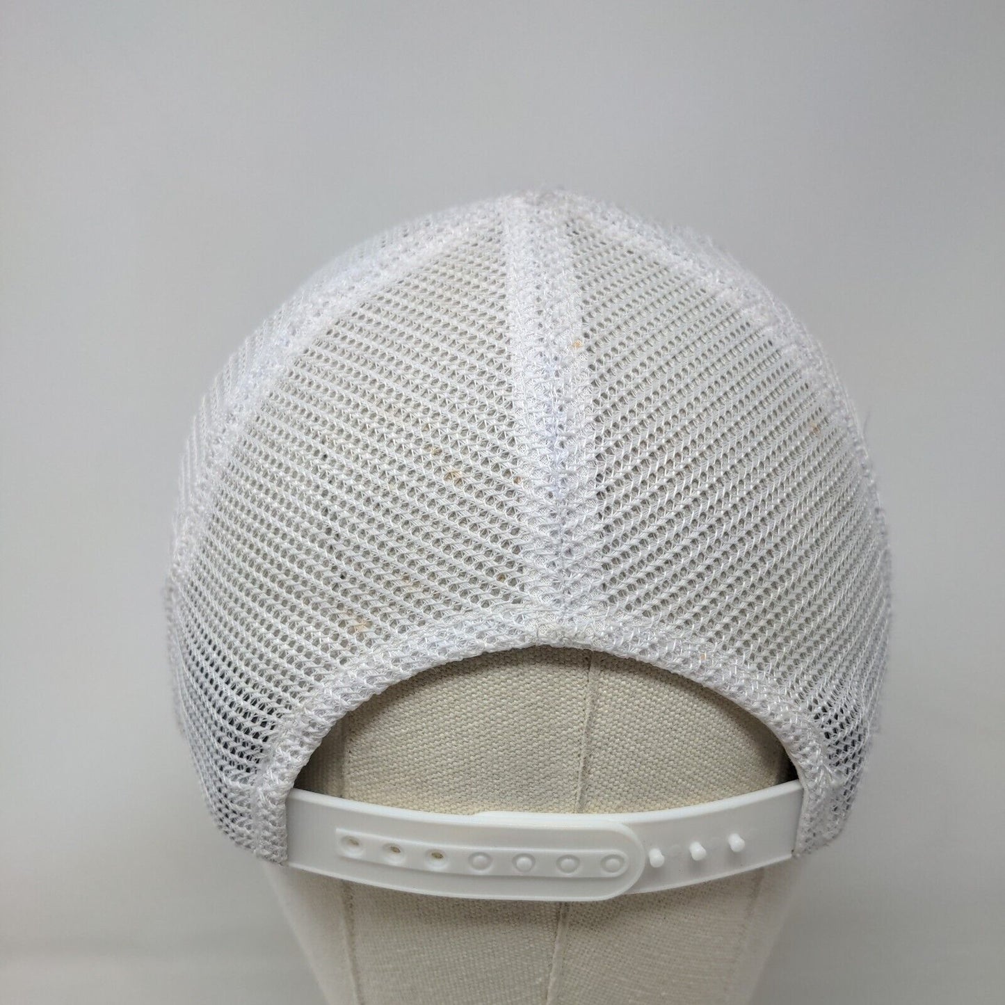 Costa Del Mar Fish Snapback Mesh Back Trucker Hat Blue One Size Embroidered