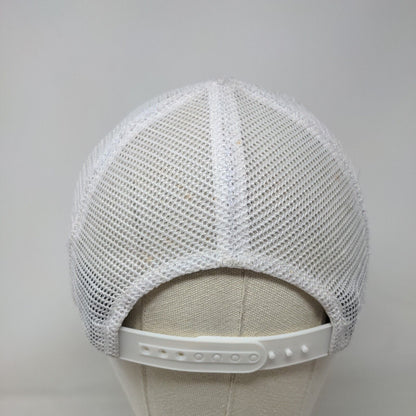 Costa Del Mar Fish Snapback Mesh Back Trucker Hat Blue One Size Embroidered