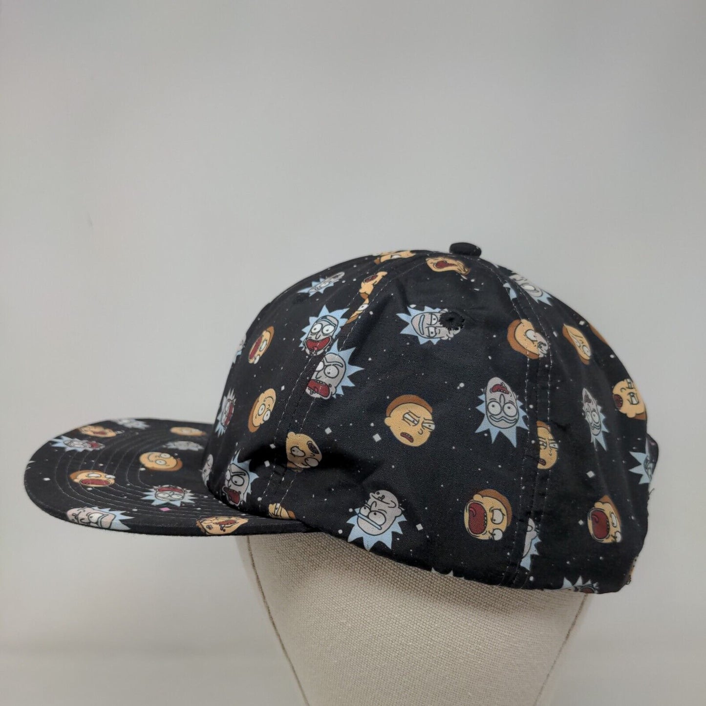 Rick and Morty Snapback Trucker Hat Multicolor OSFM Adjustable Mesh Back
