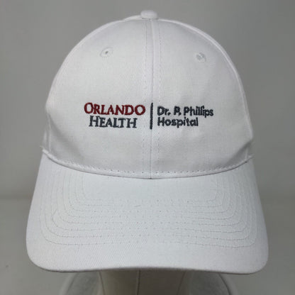 Orlando Health Dr. P. Phillips Hospital Strapback Hat White One Size