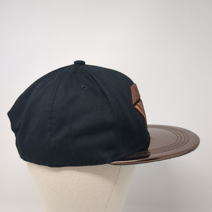 Diamond Snapback Hat Black One Size Adjustable 6 Panel Sole Addiction