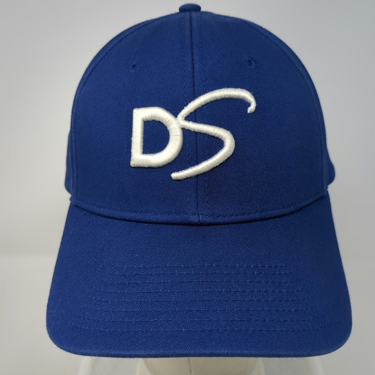 New Era DocuSign DS Logo Blue Baseball Cap L Fitted 39THIRTY Hat Embroidered