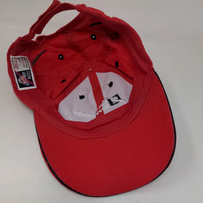 RIS Insulation Supply Flame Strapback Hat Red OSFM Embroidered Otto