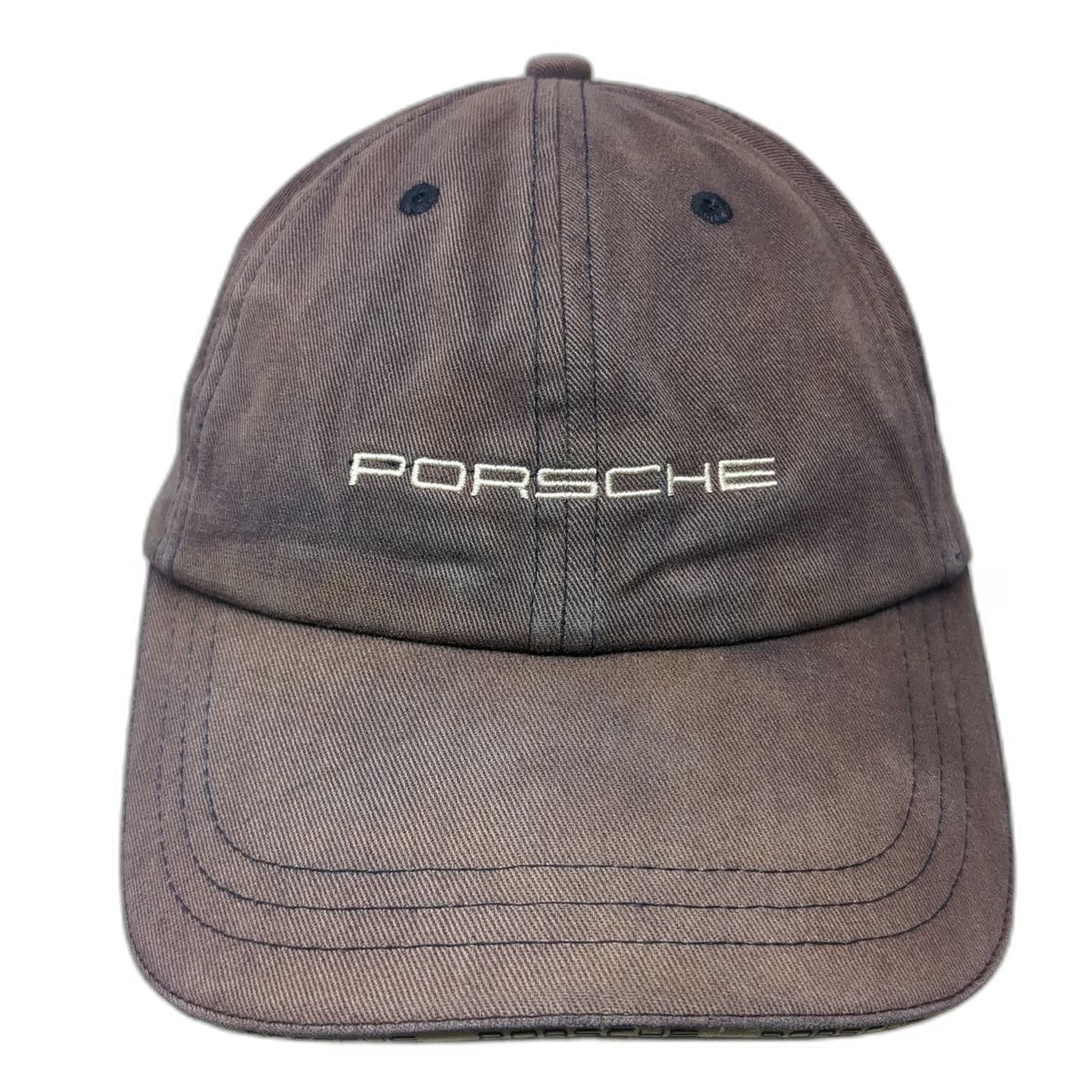 Porsche Baseball Cap Blue One Size Embroidered Logo Slideback Cotton Hat