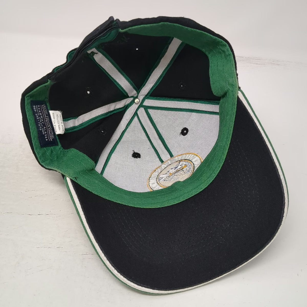 White Pass Yukon Route Baseball Cap Black One Size Skagway Alaska 2014 Train Hat