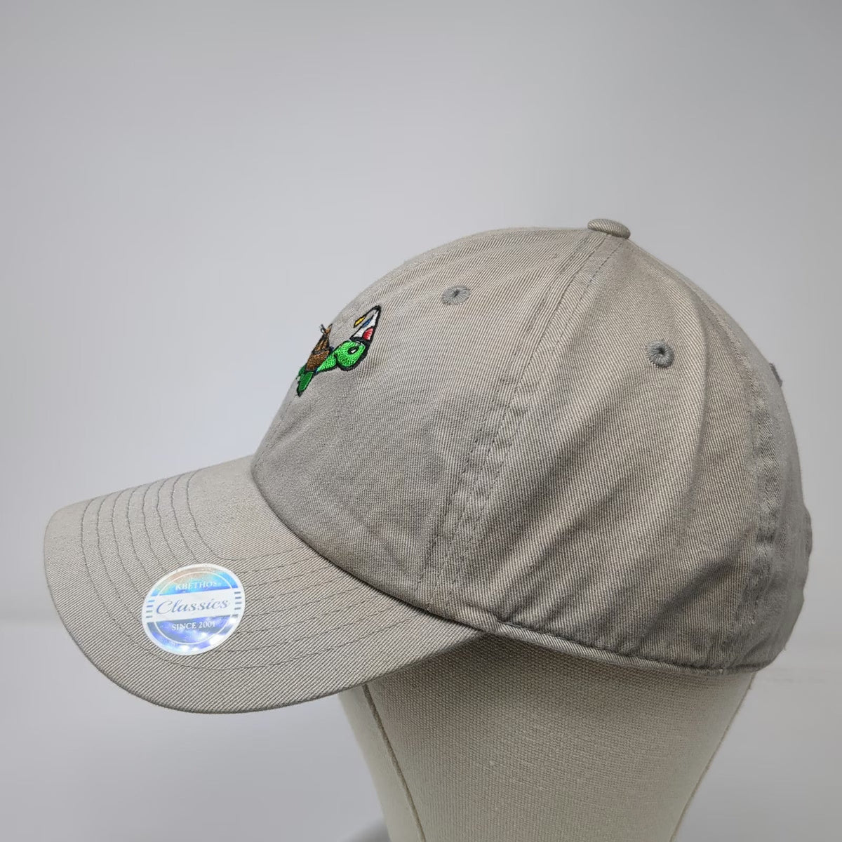 KBETHOS Baseball Cap Gray One Size Turtle Party Animal Adjustable Slideback Hat