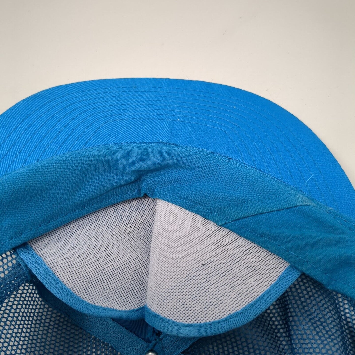 Mohr's Snapback Mesh Back Rope Trucker Hat Blue One Size Adjustable