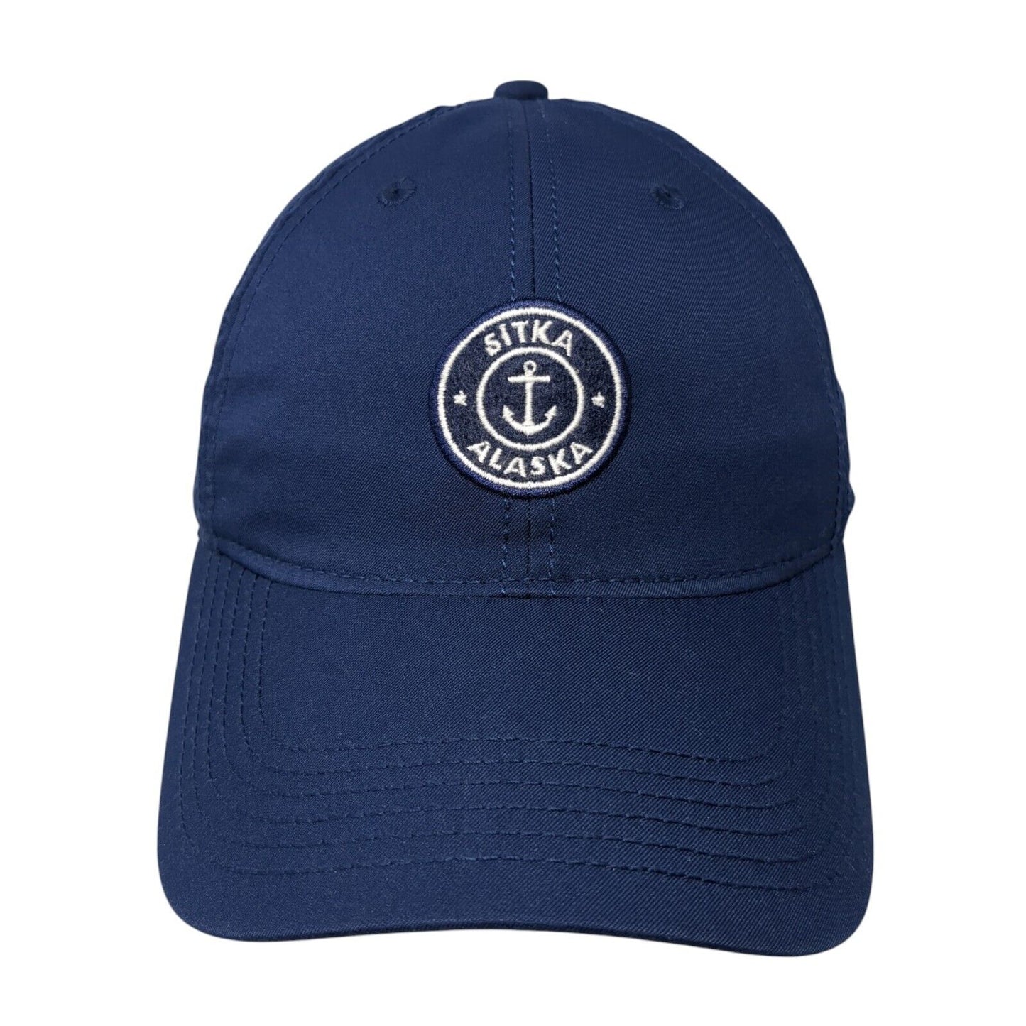 Sitka Alaska Strapback Hat Blue One Size Adjustable Embroidered Legacy Athletic