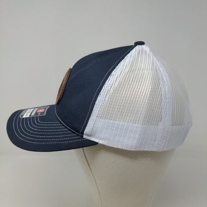 Richardson Men's Snapback Mesh Back Hat Blue White Style 112 DH Griffin Logo