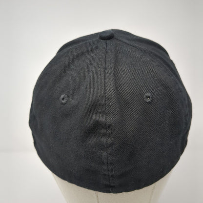 Surfware Hawaiian Classics Fitted Hat Black One Size Embroidered 6 Panel