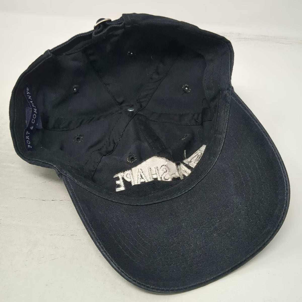 Port & Company Baseball Cap Black One Size In-Shape Health Clubs Logo Cotton Hat