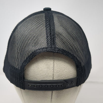 Mathews Trucker Hat Black One Size Archery Embroidered Logo Mesh Back Snapback