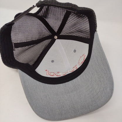 TacSol Snapback Trucker Hat Gray OSFA Mesh Back Colorblock Richardson