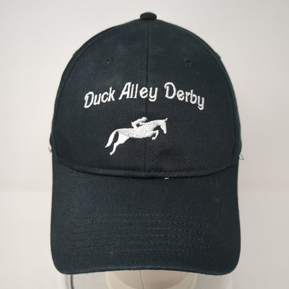 Duck Alley Derby Eagle Idaho Strapback Hat Black One Size Adjustable Otto