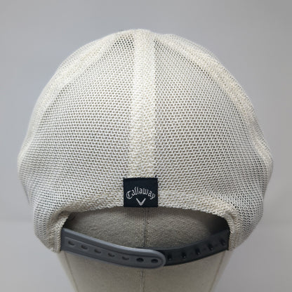 Topgolf Patch Snapback Trucker Hat Gray One Size Mesh Back Callaway