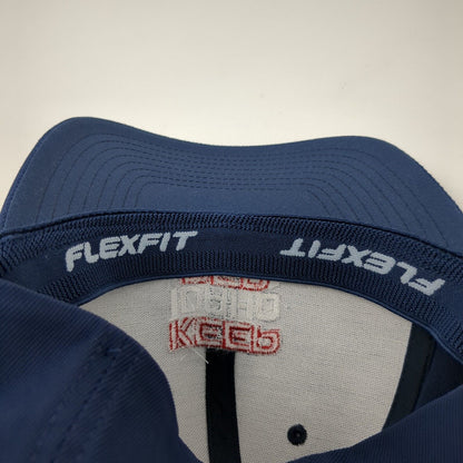 Keep Idaho Red Fitted Hat Blue S/M Embroidered Flexfit Sport-Tek 6 Panel
