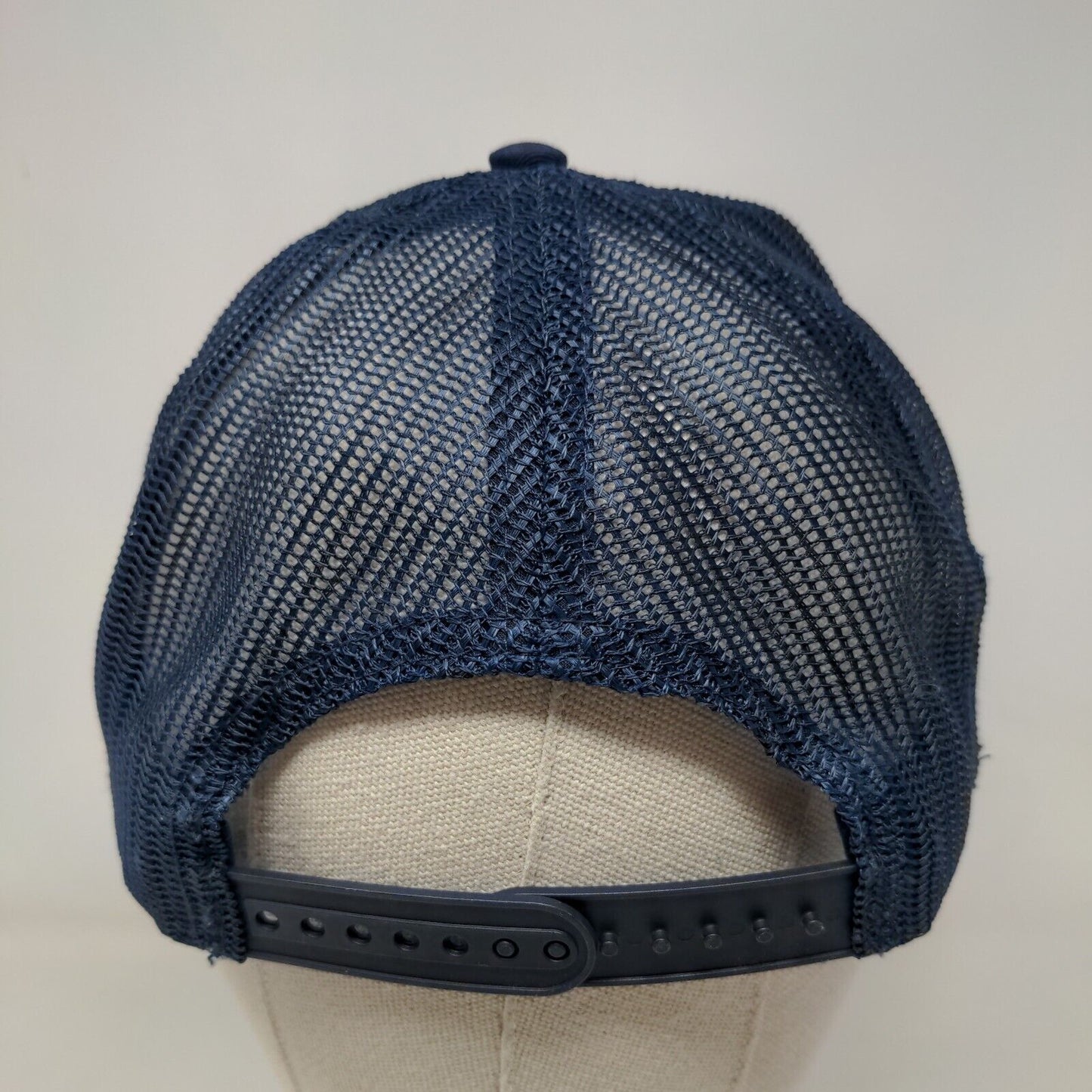 Pirtek Snapback Mesh Back Trucker Hat Blue One Size Embroidered Cap America